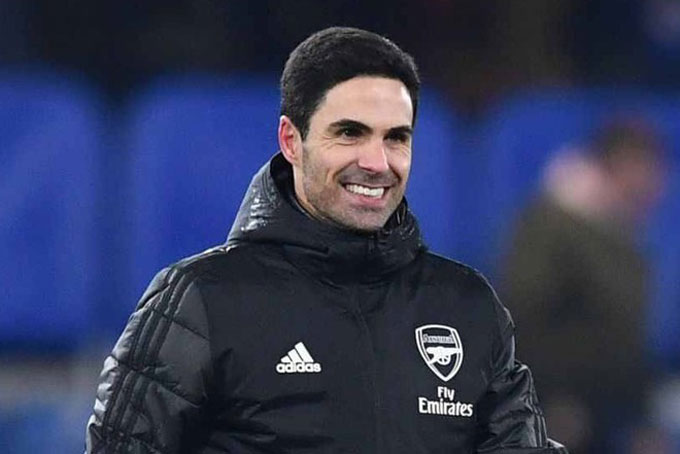 Arteta đang khá hạnh phúc ở thời điểm này