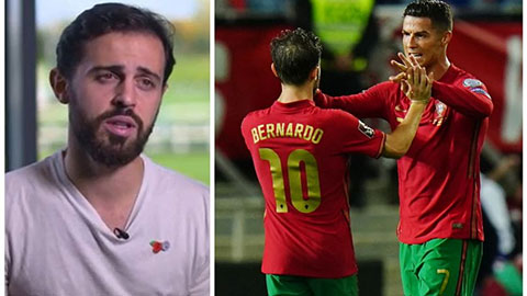 Bernardo Silva bày cách giúp Man City khóa chặt Ronaldo ở trận gặp MU