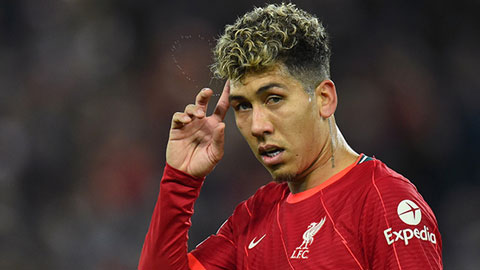 Liverpool mất Firmino  hơn một tháng