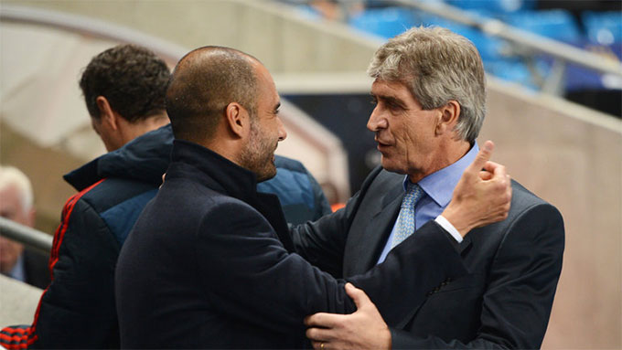 HLV Guardiola thay Pellegrini dẫn dắt Man City