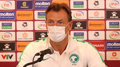 HLV Herve Renard: ‘Saudi Arabia khó kiểm soát bóng trước Việt Nam’