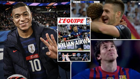 Mbappe là cầu thủ thứ 12 nhận điểm số đặc biệt của L'Equipe