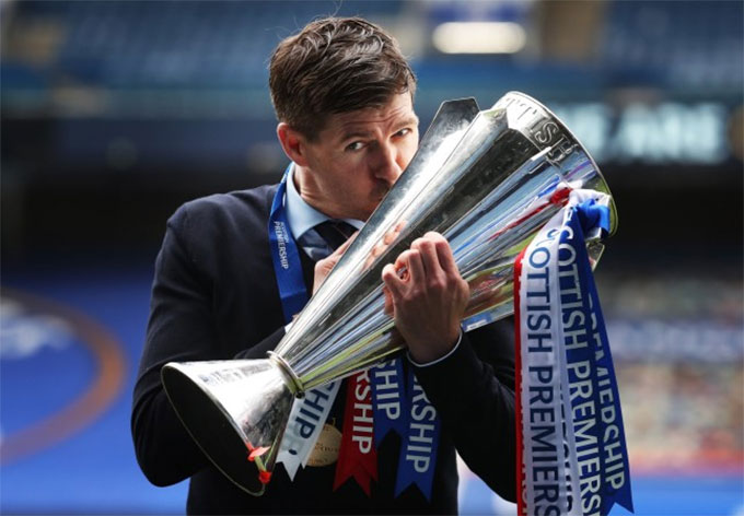 HLV Gerrard mới đoạt chức vô địch Scotland cùng Rangers