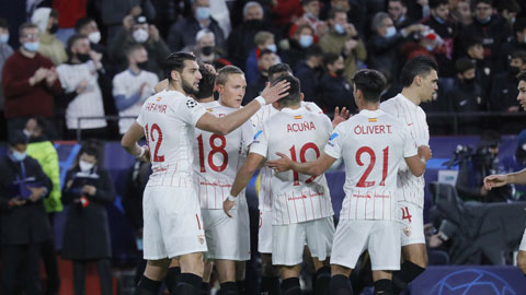 Sevilla vẫn cần thêm 1 điểm ở bảng G