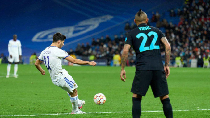 Siêu phẩm của Asensio vào lưới Inter