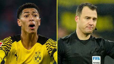 Bellingham tố trọng tài dàn xếp tỷ số trận Dortmund vs Bayern