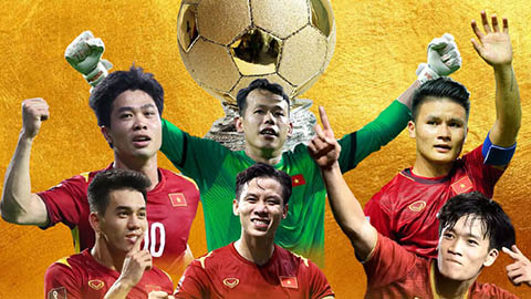 18 tuyển thủ dự AFF Cup được đề cửa vào danh sách bầu chọn Quả bóng vàng