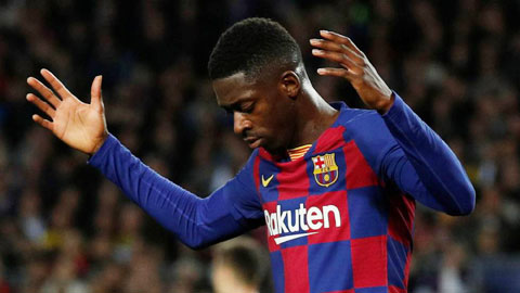 Barca chờ 'phao cứu sinh' Ousmane Dembele