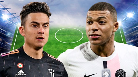 Mbappe & Dybala vào đội hình ngôi sao hết hợp đồng có thể gia nhập Premier League