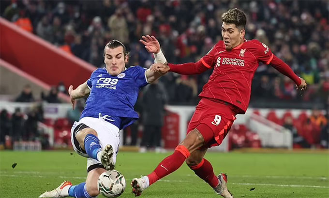 Liverpool phải rất vất vả mới hạ được Leicester