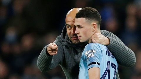 Mùa này HLV Guardiola hoàn toàn đặt niềm tin chuyên môn vào Foden