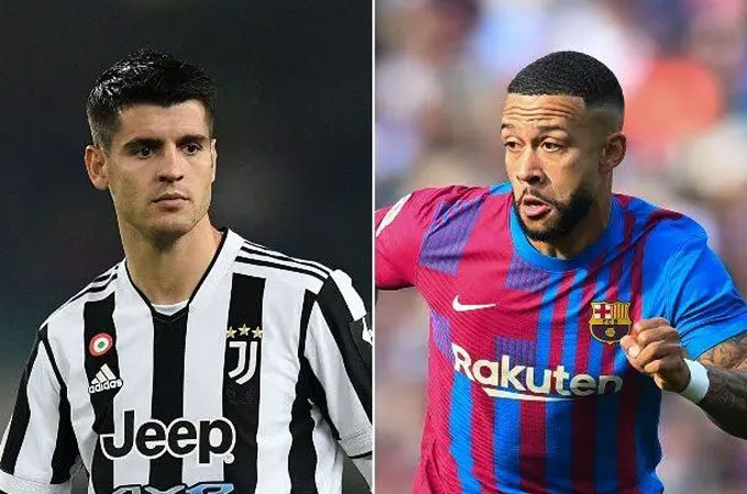 Juve từ chối đổi Morata lấy Depay