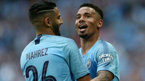 Man City: Mahrez - Jesus, không phải cạnh tranh mà là luân phiên