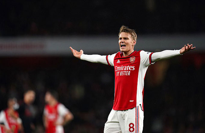 Odegaard chỉ vừa mới đến Arsenal chưa lâu