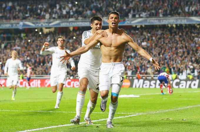 Ronaldo là ác mộng của Atletico khi còn khoác áo Real Madrid