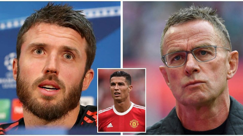 Ronaldo tri ân Carrick, gửi lời chào tới Rangnick