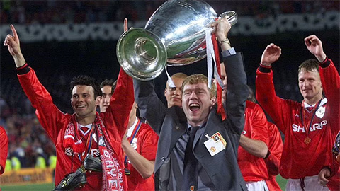 Paul Scholes xấu hổ vì phải nhận chức vô địch Champions League 1998/99