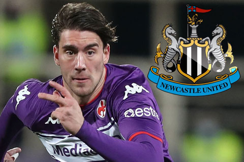 Newcastle sẵn sàng chi đậm để cho Vlahovic