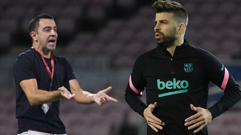 Việc đồng đội cũ Xavi trở lại Barca làm HLV khiến trung vệ kỳ cựu Gerard Pique chịu nhiều áp lực