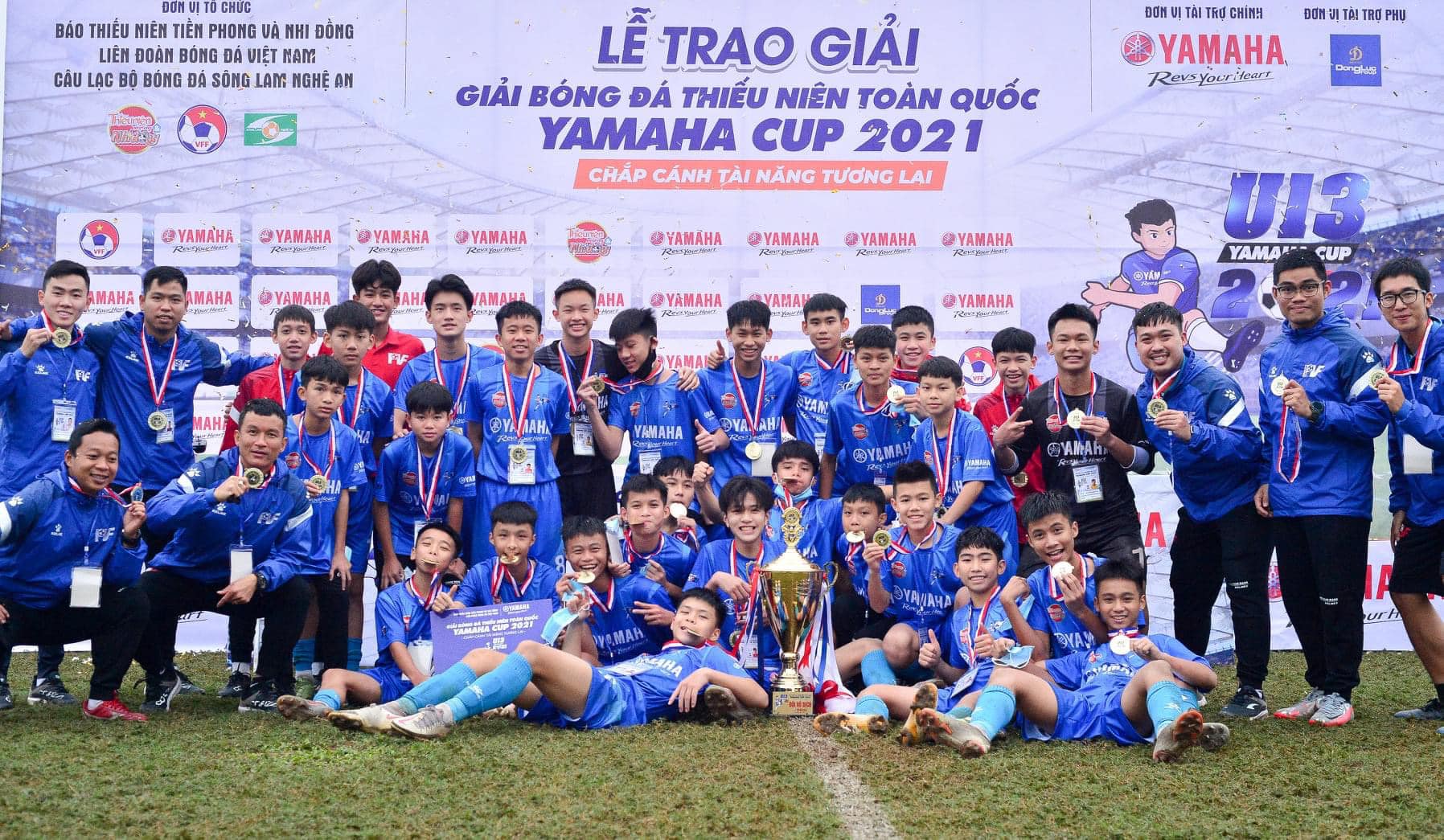 U13 PVF lần thứ 3 đăng quang giải đấu