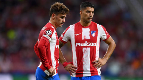 Atletico kém cỏi trong hiệp 1