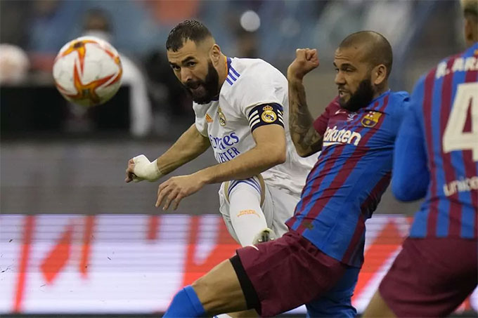 Benzema đóng góp 1 bàn vào chiến thắng của Real