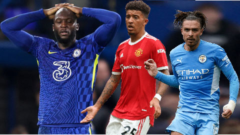 Bom xịt Romelu Lukaku, Jadon Sancho và Jack Grealish