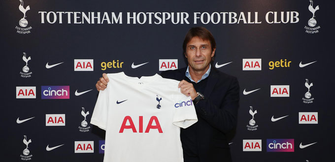 Conte tới Tottenham cùng kỳ vọng lớn lao