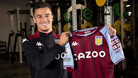 Coutinho sẽ khoác áo số 23 tại Aston Villa