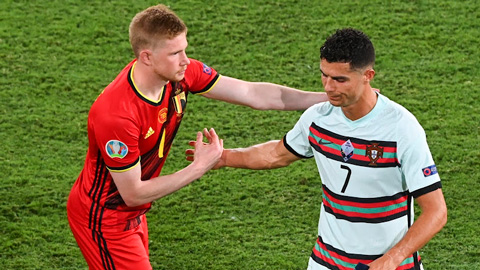 De Bruyne loại Ronaldo khỏi đội hình trong mơ