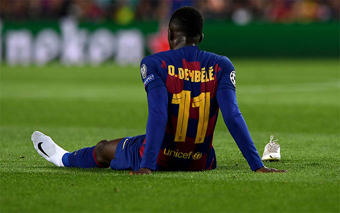 Dembele rất hay bị chấn thương