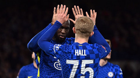 Tiền đạo Lukaku và tài năng trẻ Hall góp công lớn trong trận đại thắng của Chelsea trước Chesterfield ở FA Cup