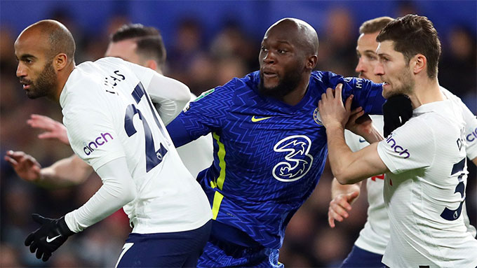 Lukaku không thể hiện được gì nhiều trước Tottenham