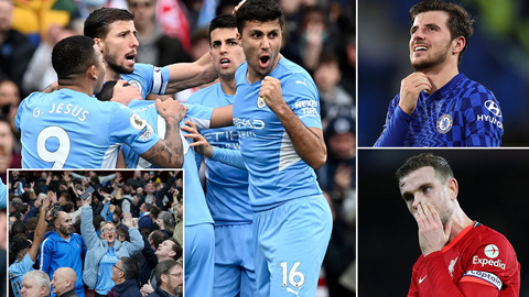 Phân tích của siêu máy tính: Man City 91% vô địch Premier League