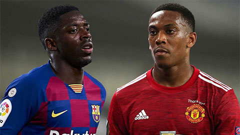 Barca gạ đổi Dembele lấy Martial