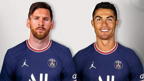 Rộ tin PSG muốn đưa Ronaldo về đá cùng Messi