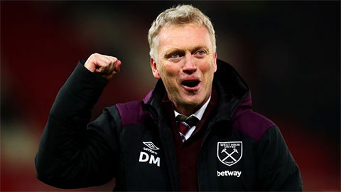 HLV Moyes tự tin West Ham sẽ lại đánh bại MU ngay tại Old Trafford