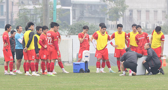 HLV Park Hang Seo sẽ làm mới đội hình ĐT Việt Nam sau AFF Cup 2020 - Ảnh: VFF