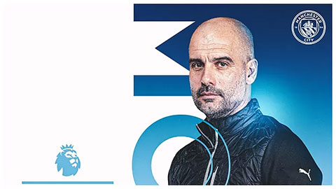 Guardiola lần thứ 11 đoạt giải HLV xuất sắc nhất tháng Ngoại hạng Anh