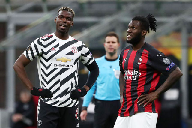 Rất có thể Kessie (phải) và Pogba sẽ sát cánh bên nhau ở tuyến giữa của PSG bắt đầu từ mùa tới