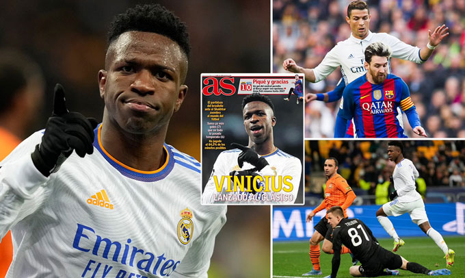 Vinicius đạt những thống kê còn hơn cả Messi và Ronaldo ở cùng độ tuổi