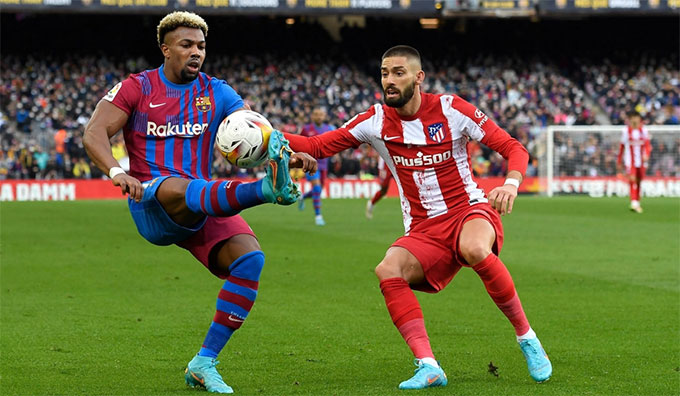 Traore đã có một ngày thi đấu đáng nhớ trước Atletico