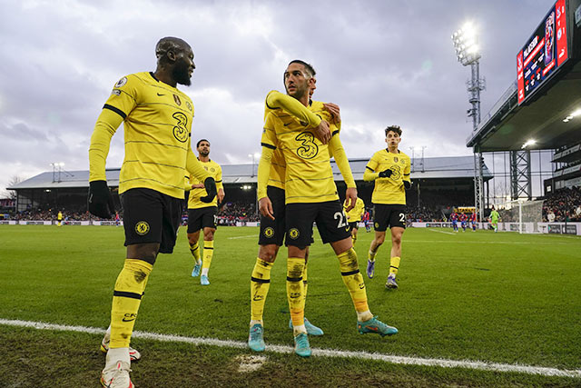 Ziyech là người ghi bàn mang lại 3 điểm nhọc nhằn cho Chelsea trước Crystal Palace 