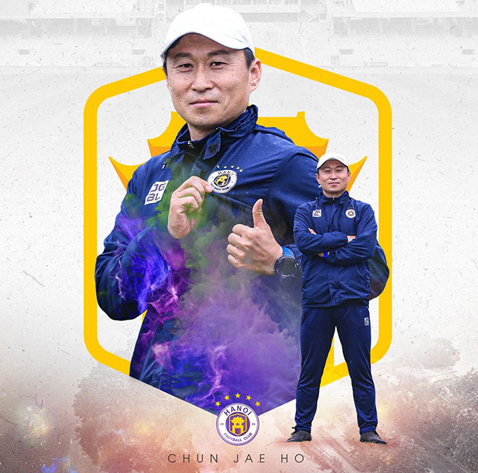 HLV Chun Jae Ho muốn Hà Nội FC tấn công đẹp mắt - Ảnh: Hà Nội FC