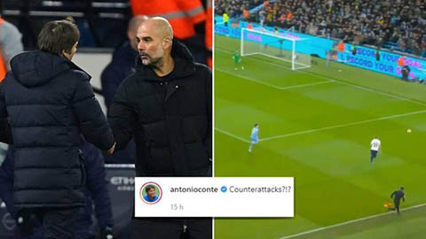 Conte phản pháo lời nhận xét của Guardiola về Tottenham