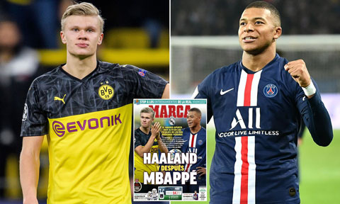 Haaland đủ sức thay thế Mbappe một khi chân sút người Pháp không muốn gia hạn hợp đồng với PSG