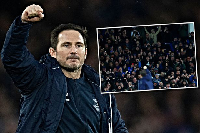 Sự xuất hiện của Lampard và sự cổ vũ hết mình của các CĐV là điểm tựa để Everton hồi sinh