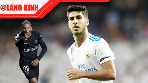 PSG vs Real Madrid: Vì sao Asensio không đuổi kịp Mbappe?