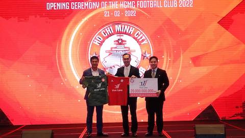 CLB TP.HCM nhận tài trợ hơn 30 tỷ đồng ở mùa giải 2022