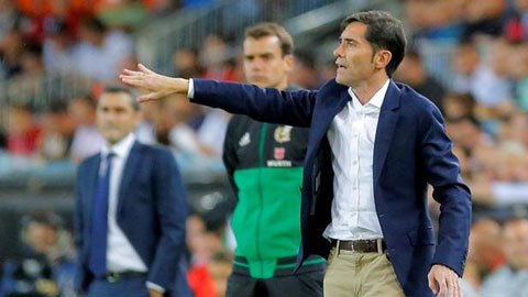 Màn tái ngộ thú vị giữa HLV Marcelino và Valencia